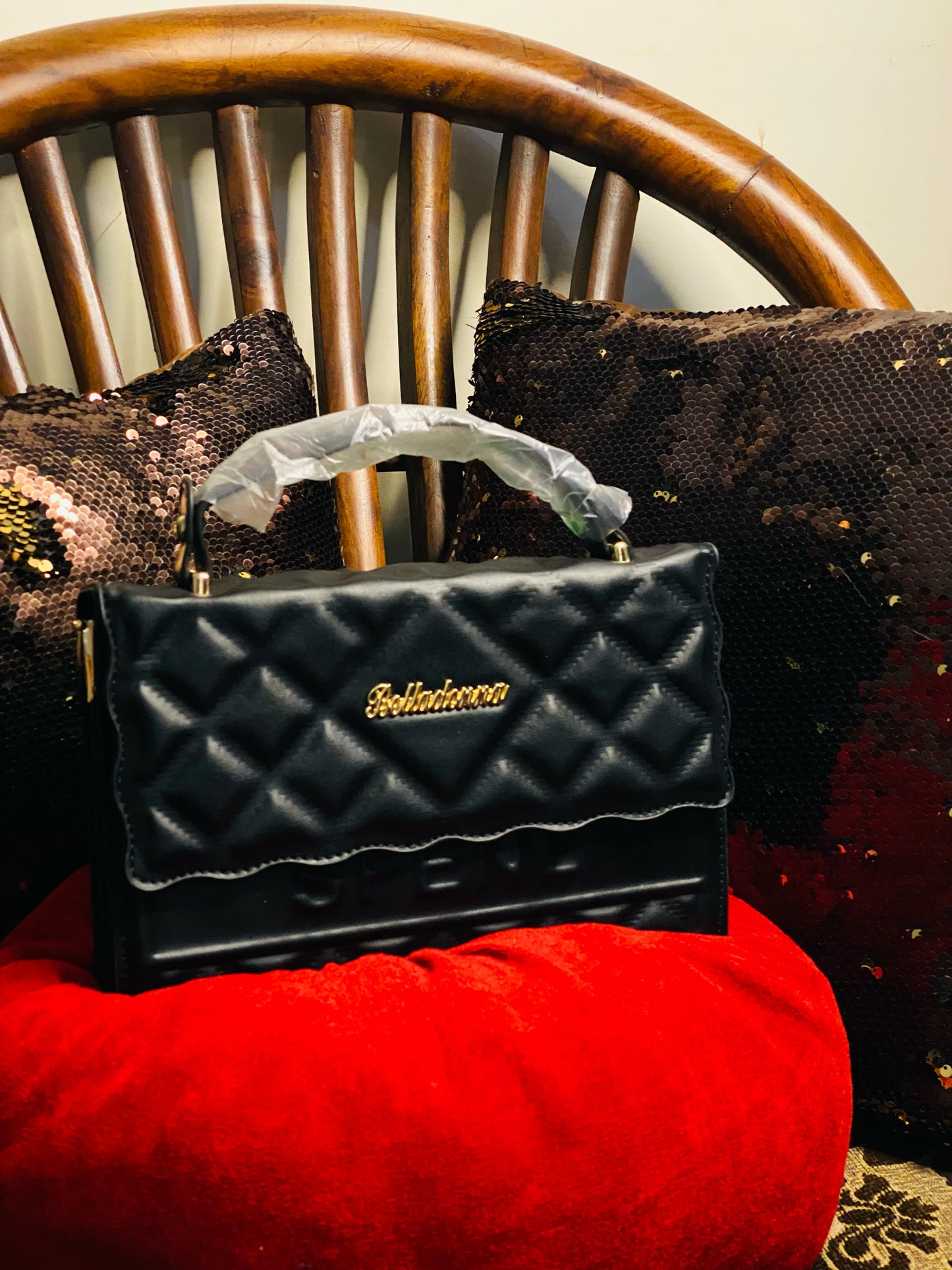 Black Quilted Designer Handbag for Women – Elegant & Affordable Luxury