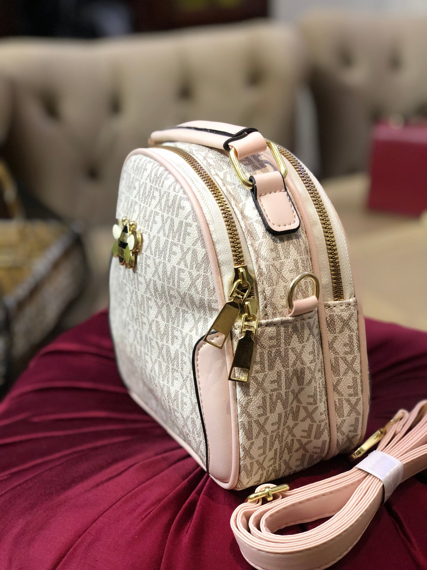 Luxury Monogram Crossbody Handbag for Women  – Stylish Bee Charm Purse
