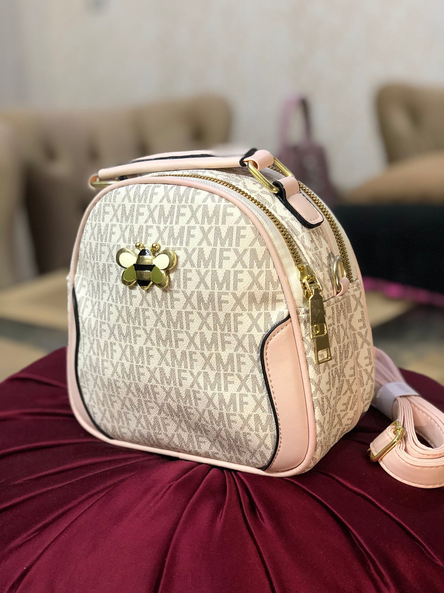 Luxury Monogram Crossbody Handbag for Women  – Stylish Bee Charm Purse